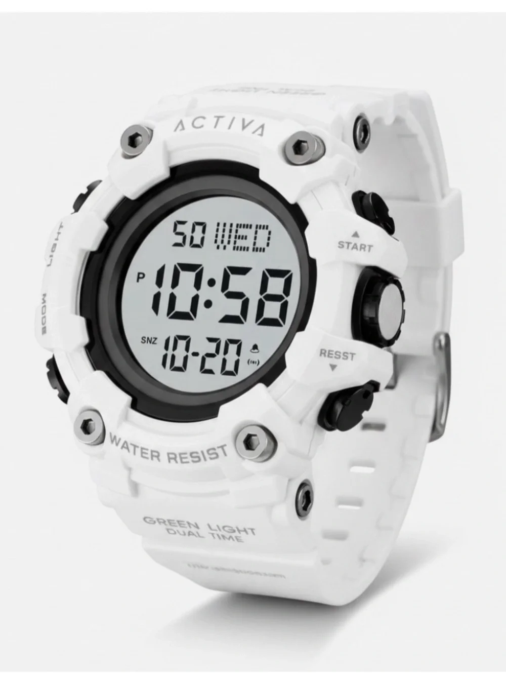 Activa Kamron X Invicta Digital Watch - 53mm White